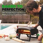 Nutrichef 360   Portable Pizza Oven-suitable For Outdoor   Indoor Use  black 