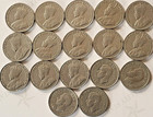 Canada Collection Of  17 Different  5 Cent  Canadian  Coins Nickels 1922-1940 