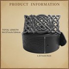 Medieval Viking Knights Adjustable Embossed Belt Scabbard