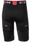 Ccm Hockey Men s Compression Jock Shorts W  Cup   Garter Belt Tabs   Ice Roller