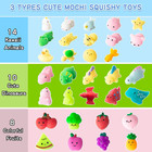 Mochi Squishy Fidget Toys Pack 32 Pcs Stress Relief Squishies Squeeze Animals Di