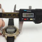 Vintage Casio Illuminator Digital Watch Lw-100h Alarm Chronograph Black Leather