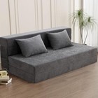  Folding Sofa Bed - Convertible Sleeper Chair With Pillow  Fold Out Queen