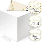 Gift Card Box For Party     White Card Box For Wedding Reception  Birthday  Bab   