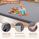Baby Floor Mat For Playing Non-slip Velvet Crawling Mat Soft Cushion Memory Foam