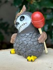 Furrybones  hootie  Collectible Skeleton In Brown Owl Costume Figurine