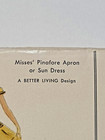 Mccall s 1757 Sun Dress Pinafore Apron Sewing Pattern Transfer Carriage Vtg Uc