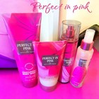 Perfect In Pink Bath   Body Works 4 Pc Set Shimmer Mist  Body Scrub  Body Wash