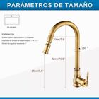 Vintage Brass Antique Bronze Kitchen Sink Faucet W  Pull Down Sprayer Mixer Tap