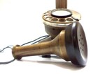 Vintage Candlestick Phone Brass Telephone Wired Landline Home Decor Antique Gift