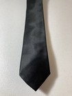 Bergamo New York - Boy s Neck Tie - Black Solid - 48    Polyester Handmade