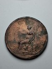 1806 Great Britain George Iii One Penny  brown   Copper Coloring 