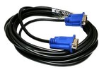 2 Pack 10ft Svga 15 Pin Male To Male Super Vga Monitor Extension Cord Cable Blue