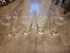 Vintage Coca Cola Coke Around The World Bubble Glass Set Of 4