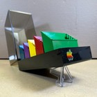 Seller Exclusive Authentic Apple Diskette Storage Box Rainbow Logo Colors Rare