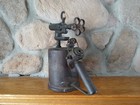 Old Antique Gasoline Blow Torch  Hand Held 1920s Branded  10 
