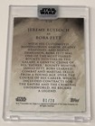 Alpha 2018 Star Wars  Stellar Signatures Green  20 Jeremy Bulloch Boba Fett Auto