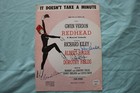1958 Gwen Verdon Signed Sheet Music-gwen Verdon-albert Hague-renee Orin - K 2512