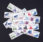 Fantasy Stamps  - Transportation Series - Pnc Of The Craziest Coil Strips Ever 