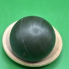 Vintage 1975 Wham-o Black Super Ball -  75  Wide - Made In San Gabriel  Ca  Usa