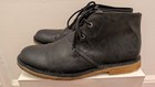 Ugg Men s Us Size 11 Black Leather Ankle Boots With Crepe Sole  New Without Box