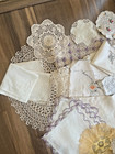 Vintage Mixed Crochet Linen Doilies - Lot Of 23