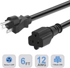 6-ft Nema 5-20p Extension Cord 12awg Nema 5-20 Heavy-duty Extension Cord 6ft  20