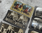 Large Lot Of 25 Antique Stereoview Cards - Keystone Panama Canal  Military