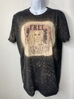 Free Britney Shirt Measures Medium Street Style Y2k Fun Playful Wear Bleach Dyed