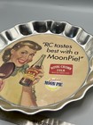 Vintage Rc Cola Moonpie Metal Advertising Tray 12    Retro Soda Sign