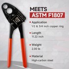 Iwiss Icrimp Angle Head F1807 Pex Pipe Crimping Tool For Copper Rings -