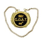 Greatest Of All Time Turnover Chain Medal  6 3  Gold Champ Medal Necklace Award