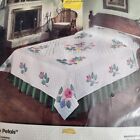 Vtg Bucilla Applique Quilt Kit  49593 Rose Petals Double Bedspread 80x96
