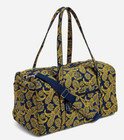 Vera Bradley Large Travel Duffel Bag Navy Gold Bandana  new   Sealed   120
