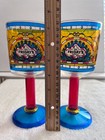 Vintage 1990s Tgi Fridays Tiffany Style Plastic Goblets Set Of 2 Barware