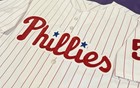 Philadelphia Phillies Game Used team Issued Majestic 0062 Jersey Sanches  57