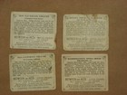 1910 T108 Between The Acts Cigarettes - Theatre Tobacco Lot Of 4 Cards  