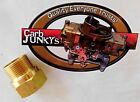 7 8-20 Fuel Inlet Nut Fitting Quadrajet Carburetor Oem Brass 7 8  20 With Gasket