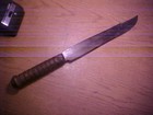 Possible Civil War Era  Homemade Bowie Knife-long Blade