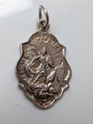 Vintage Saint Michael The Archangel Shield Badge Catholic Pendant