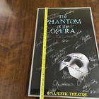The Phantom Of The Opera     Broadway Cast Signed Poster     Majestic Theatre Framed