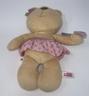 Fisher Price Teddy Bear Baby Doll Rattle Chime 11  Plush Stuffed Animal