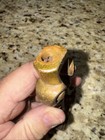 Large 4    Heavy Brass Hanging Lamp Threaded Loop Hook Finial 1 4ip Tapped