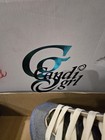 Candi Girl Carlin Brushed Suede Electric Blue Quad Roller Skates  Size 6 Derby