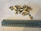 Lunch At The Ritz Striped Kitty Pin  Rare