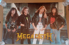 Vintage Megadeth Poster  1990  - 22 1 4 x34  Rust In Peace Era