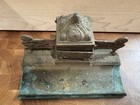 Art Deco Winged Lion Inkstand