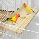 Parrot Bird Wood Perch Platform Large Stand Shelf For Birds tree Perches 1 Pc