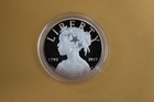 2017-p American Liberty One Ounce Reverse Proof Coin With Case - Toning