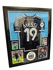 Lionel Messi  Signed Jersey  Argentina  Beckett Coa Framed